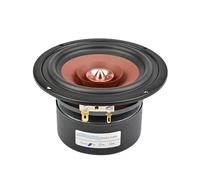 UMOBXKIFN 1Pcs 4 Inch Audio Speaker Driver HIFI 4 8 Ohm 30W Full Range Altavoz Bookshelf Loudspeaker DIY Home Theater Amplifier(Round 4Ohm 30W)