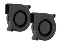 UMOBXKIFN 2 pcs/lot 50mm 3D Printer Fan 5V 12V 24V 5015 Blower Fan 4PIN 50mmx50mmx15mm 50mm 5cm Radial Computer PC Cooling Fan(5V Sleeve 3500RPM)