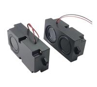 UMOBXKIFN 2Pcs 1.75 Inch Passive Speaker Subwoofer 4 Ohm 5W Full Frequency Cavity Speaker DIY Desktop