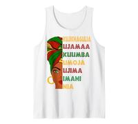 Umoja Kujichagulia Ujima Ujamaa Nia Kuumba Imani Tank Top