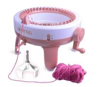 Umootek 40 Needles Knitting Machine, Knitting Board Rotating Double Loom,Smart Weaving Loom Round Knitting Machines, Weaving Loom Machine Kit for Adults Children Sewing Tool