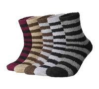 umorismo 5 Pairs Fluffy Socks Mens Bed Socks Warm Thermal Winter Fuzzy Sleep Sock Cozy Christmas Gifts 39-43