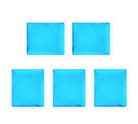 umorismo 5 Pcs Small Ice Packs Ice Pads Reusable Hot Cold Compress for Kids Adult Injuries,Beauty,Teeth,Relief,Toothaches,Eye,Fever(Square)