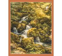 Umpqua National Forest Dot Grid Journal: Oregon Waterfall Landscape Notebook