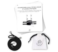 Umrah and Hajj guide with neck strap and gift bag | Step-by-step pilgrimage rites with full invocations in French, Arabic and phonetic, travel companion Illustrated ideal for Muslim