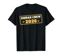 Umrah Crew 2026 Winter Break Family Trip Entry Stamp Muslim Value Graphic T-Shirt