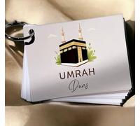 Umrah Dua cards (Black)