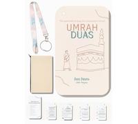 UMRAH DUA Cards with INVOCATIONS for MECCA & Medina, Waterproof Cards, Step-by-Step Guide, Lanyard &Transport Pouch, Complete Support to Successfully Complete Your UMRAH with Peace of Mind