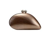 UMREN Seashell Chain Shoulder Bag for Women Acrylic Evening Clutch Bag Glitter Marble Purse Handbag for Wedding Party Prom, Gold