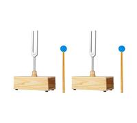 Umsoxhy 2X 440HZ Tuning Fork,Tuning Fork Resonance Box,for Sound Therapy, Yoga, and Relaxation