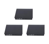 Umsoxhy 3X USB 3.0 Mobile External Case for 12.7mm SATA CD DVD BD-ROM BD-RE Drive Useful