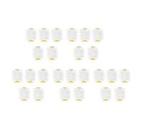 Umsoxhy Dental Pillow Crown Box, 25Pcs Transparent Membrane Film Showcase Tooth Boxes Dental Crown and Bridge Box