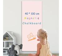 Umtiti 40" x 16" Magnetic Chalkboard Contact Paper for Wall,Peel and Stick Self Adhesive Blackboard Wall Decal Roll for Home School, Pink,40100PK