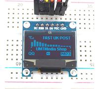 UMTMedia® 0.96" OLED 128X64 IIC/I2C Blue Display For Arduino ESP8266 SSD1306