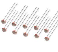 UMTMedia® 10 x GL5537 Light Dependent Resistors (LDR's) Photoresistors For Arduino Raspberry