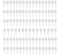 UMTMedia 100 x Green 3mm Ultra Bright LEDs Clear LED Bulb