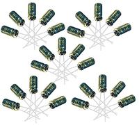 UMTMedia® 25 Pieces 22uF 50V Radial Aluminium Electrolytic Capacitor ±20% 105°C