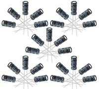 UMTMedia® 25 Pieces 22uF 63V Radial Aluminium Electrolytic Capacitor ±20% 105°C