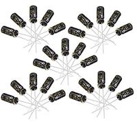 UMTMedia® 25 Pieces 47uF 16V Radial Aluminium Electrolytic Capacitor ±20% 105°C