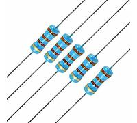UMTMedia® 30pcs 33 ohm Ω - 1/2W Watt Metal Film Resistors 0.5 ±1% for Electronic, Arduino, or Raspberry PI Projects. Many Values Available
