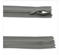 UMTMedia® Invisible Zips Closed-Ended Concealed Zipper for Sewing (Grey, 22" (55cm))