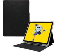 UMUBUHOMS Clear Case for Wacom MovinkPad 11, Premium PU Leather Ultra-Slim Durable Protective Folio Cover with Multi-Angle Stand, Built-in Pen Holder & Magnetic Closure Buckle (Cloth Black)