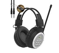 UMUTOO AM FM Radio Headphones, Personal Portable Radio Headset am/fm Digital with Best Reception for Jogging, Mowing, Cycling, Meeting, Powered by 2 AA Batteries (Not Included)……