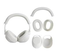 umvowuxa 3-Piece Set Ear Pads Protective Case for Sony WH-1000XM6 Headphones,Silicone Ear Cushion Protective Cover,Headband Protector,WH-1000XM6 Accessories(Platinum Grey)