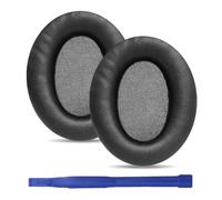 umvowuxa Cloud 2 Ear Pads Protein Leather Earpads for Cloud II/Cloud III/Cloud Flight/CloudX/Cloud/Cloud Alpha/Cloud Core/Mix Headsets Earcups Parts (Black)