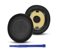 Umvowuxa Pads for Jabra Evolve2 75, Protein Leather, Black