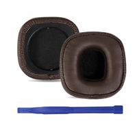 Umvowuxa Replacement Ear Pads with Marshall Major IV Earphones, The Ear Cushions Are Made Of Elasticated Foam And Protein Leather, Soft And Comfortable (Brown)