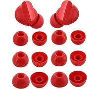 umvowuxa Replacement Ear Tips Earbuds for Beats studio buds and fit pro Headphones, Made of Soft and Comfortable Silicone Material, Waterproof and Sweatproof (Red)
