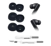 umvowuxa Replacement Ear Tips For CMF BY NOTHING Buds Pro 2 Headphones[Added cleaning pen] Made Of Soft And Comfortable Silicone Material For CMF Buds Pro 2 Eartips Accessories(Black)