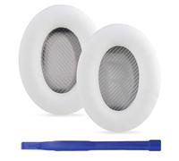umvowuxa Replacement Earpads for Bose QuietComfort 35 QC35/QC25/QC35 II/QC35/QC15/AE2/AE2i/AE2w and SoundTrue/SoundLink Headphones, Ear Pads for Protein Leather,Noise-Isolating Memory Foam(White)