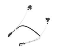 umvowuxa Universal Silicone Anti-Loss Earhooks for Samsung Galaxy Buds3 FE/Buds3 Pro/Buds3 - Secure Fit, Washable & Reusable Tether Strap - Prevent Dropping While Sports/Running/Gym(Black+White)