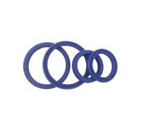 UN Blue ID 22mm~25mm OD 28mm~50mm PU Seal - Reliable For Car Crankshafts/Agricultural Pumps | Leak-Proof(25x37x7mm x5pcs)