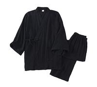 un-brand Men's Japanese Kimono Loose Casual Home Pajamas Nightwear Size M O35