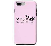 Un Deux Trois Cat Funny French Teacher Saying Language Lover Case for iPhone 7 Plus/8 Plus