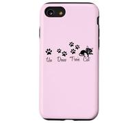Un Deux Trois Cat Funny French Teacher Saying Language Lover Case for iPhone SE (2020) / 7/8