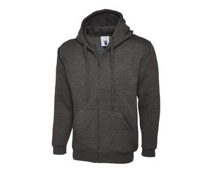 Un dults Classic Full Zip Hooded Sweatshirt Unisex Workwear UC504