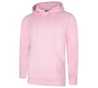 Uneek Clothing UC509 Deluxe Hooded Sweatshirt – Pink XL