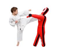 Un-Filled Wrestling Dummy for Kids - Ultimate Training Companion for Grappling Jiu Jitsu BJJ MMA Judo - Unleash Your Potential with Our Youth Punching Buddy Un-Filled (Red, 3ft / 36 Inches)