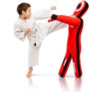 Un-Filled Wrestling Dummy for Kids - Ultimate Training Companion for Grappling Jiu Jitsu BJJ MMA Judo - Unleash Your Potential with Our Youth Punching Buddy Un-Filled (Red, 3ft / 36 Inches)