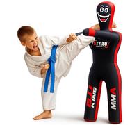Un-Filled Wrestling Dummy for Kids - Ultimate Training Companion for Grappling Jiu Jitsu BJJ MMA Judo - Unleash Your Potential with Our Youth Punching Buddy Un-Filled (Black, 3ft / 36 Inches)