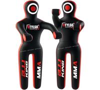 Un-Filled Wrestling Dummy Grappling Dummy BJJ Dummy Judo Karate Jiu Jitsu Practice Dummies Adult, Kids and Youth Training (Black, 6ft / 72 inches)