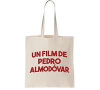 UN FILM DE PEDRO ALMODOVAR Canvas Tote Bag - Reusable Cotton Shopping Bag, Natural