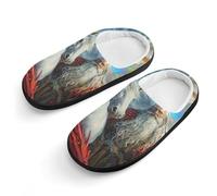 Un-icorn Storm Chaser Wizard Red Dragon Slippers Warm House Shoes Home Travel Spa Hotel Slipper Boys Girls 34