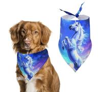 Un-icorns Kingdoms Dog Bandana Adjustable Pet Bibs Triangle Neck Scarf for Small Medium Dog Cats