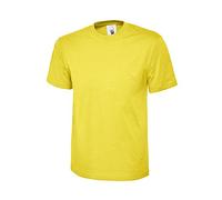 Uneek Clothing T-Shirt UC301 Classic Yellow Size S