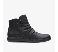 Clarks Women's Un Loop Top Chelsea Boot, Black Leather, 3.5 UK